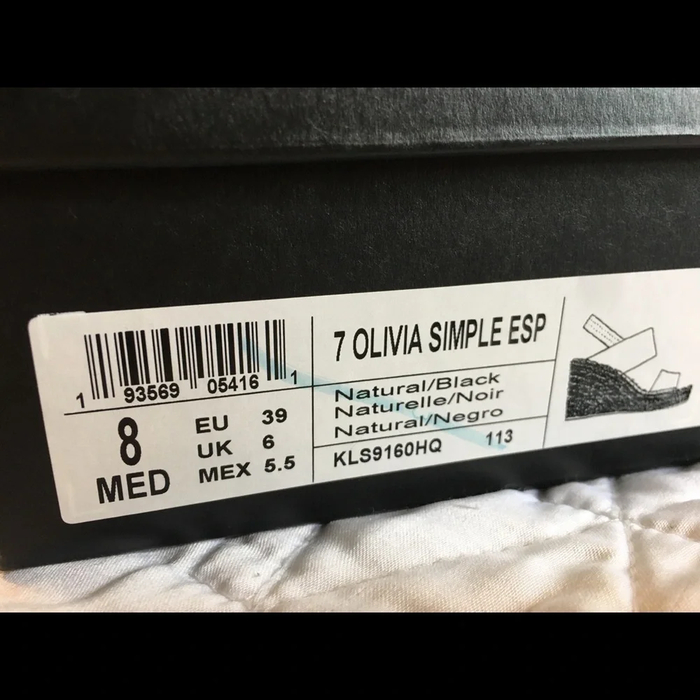 nwt Kenneth Cole Zebra Print 100% Genuine Calf Hair Upper Espadrille Sandal 8